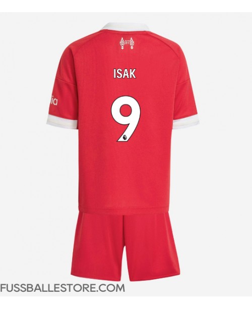 Günstige Liverpool Alexander Isak #9 Heimtrikotsatz Kinder 2025-26 Kurzarm (+ Kurze Hosen)